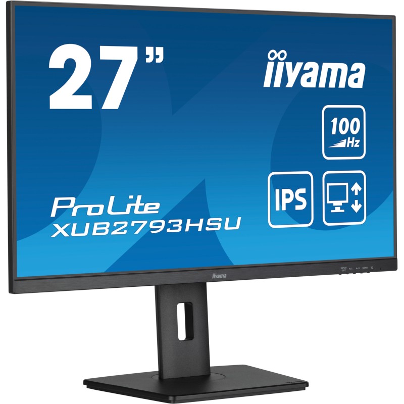 iiyama ProLite XUB2793HSU-B7 27 IPS 1920 x 1080 (Full HD) HDMI DisplayPort 100Hz